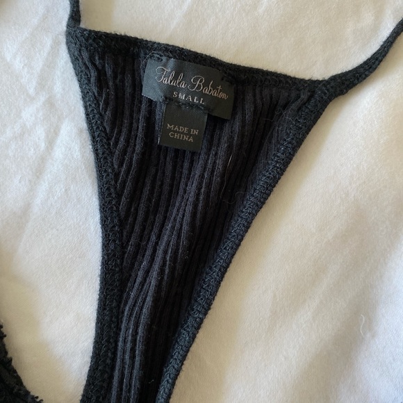 Artizia Babaton Black Lace Tank Top - Picture 3 of 4